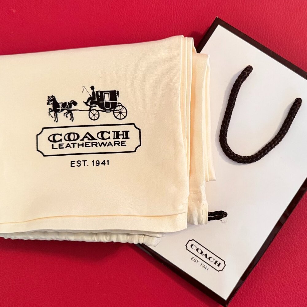 Vintage Coach Satin Dust Bag